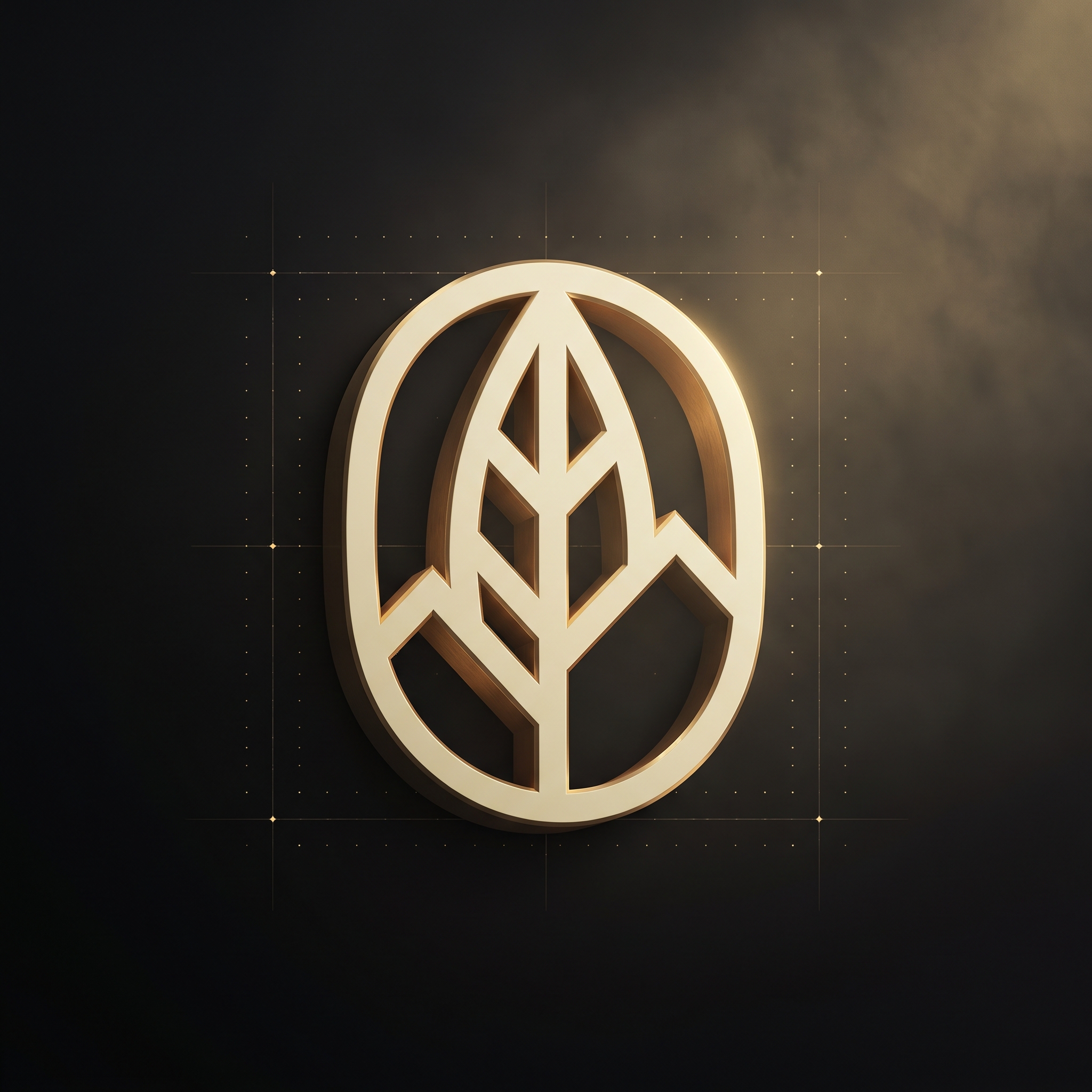 Visual representation of red flag 9: Logo that is clearly Canva or AI-generated
